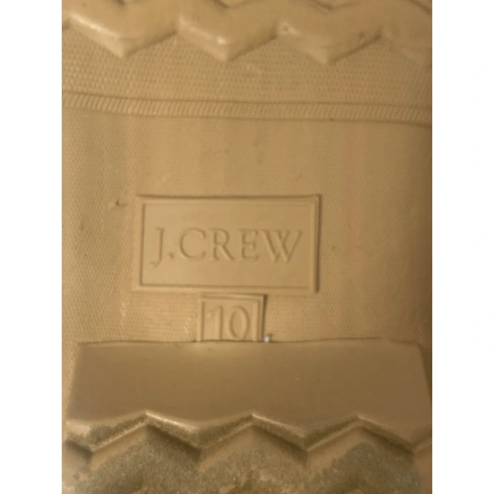 J. Crew Heritage Duck Boots in Quilted Nylon Khaki Loden Multi Lace Up Shoes‎ 10